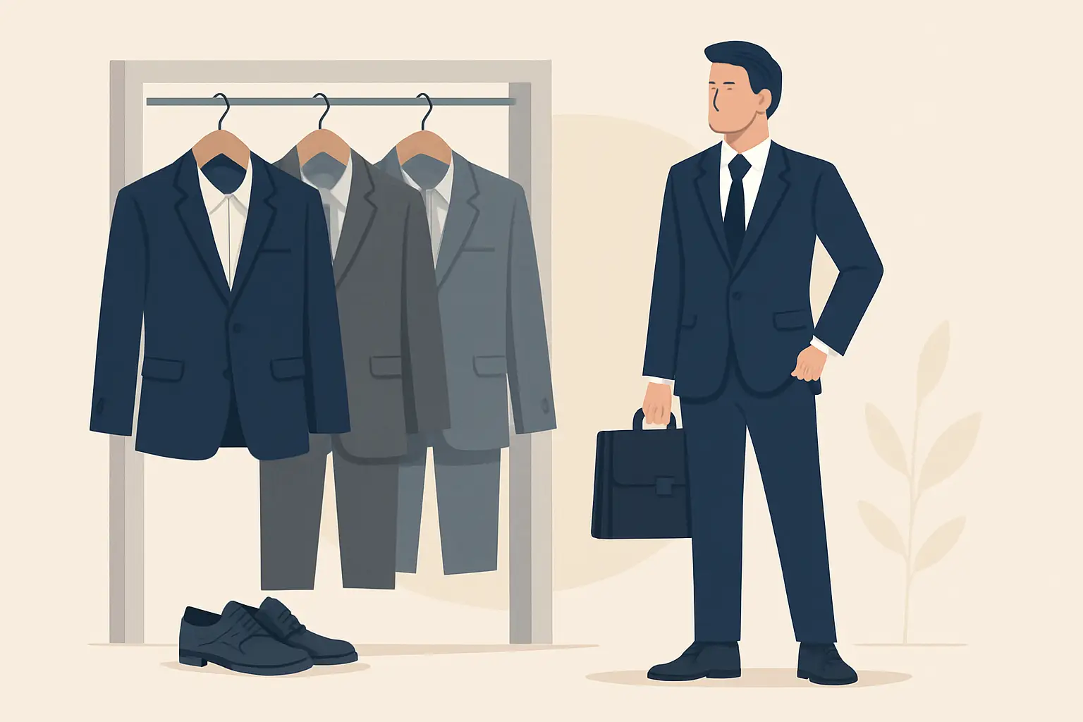 A Business Suit Wardrobe That Works Hard
