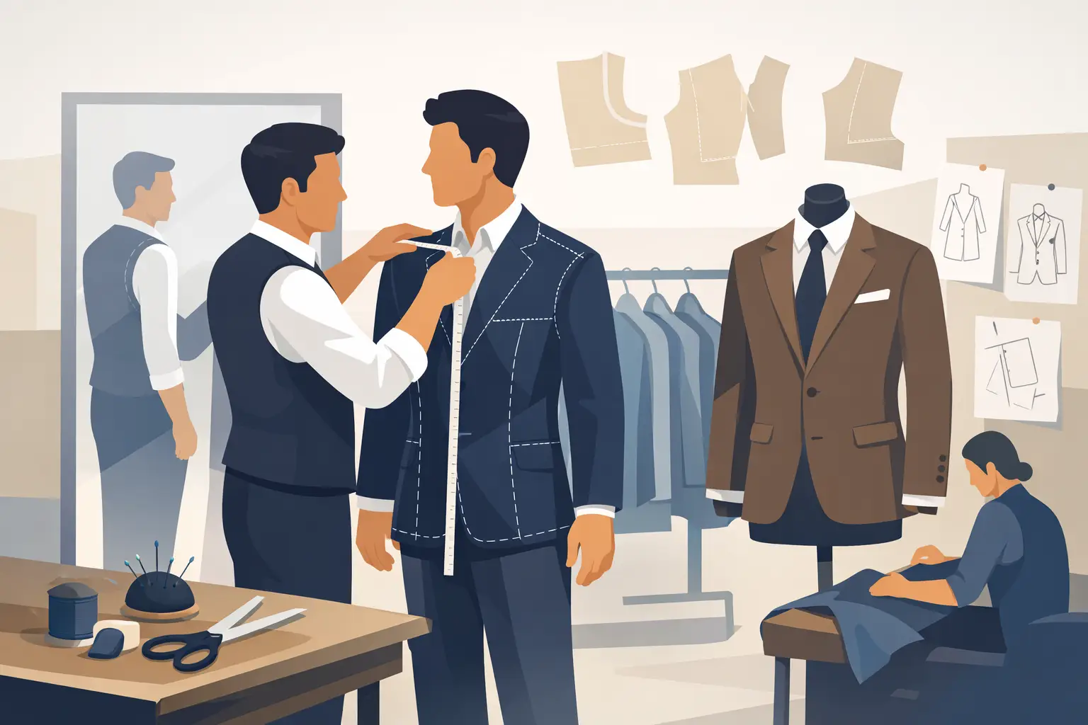 Bespoke Suit Fitting Process Explained