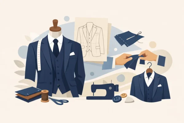 Bespoke Three Piece Suit Design That Fits