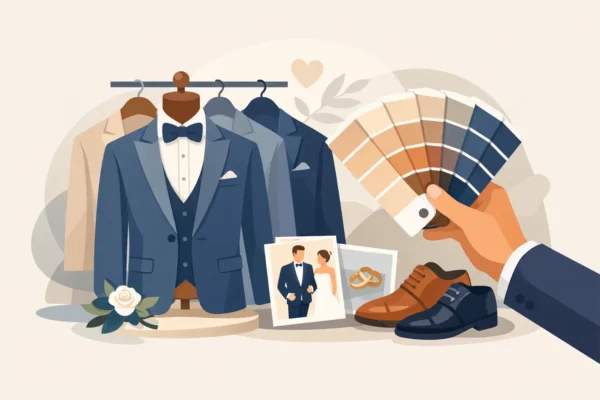 How to Pick a Wedding Suit Colour Palette