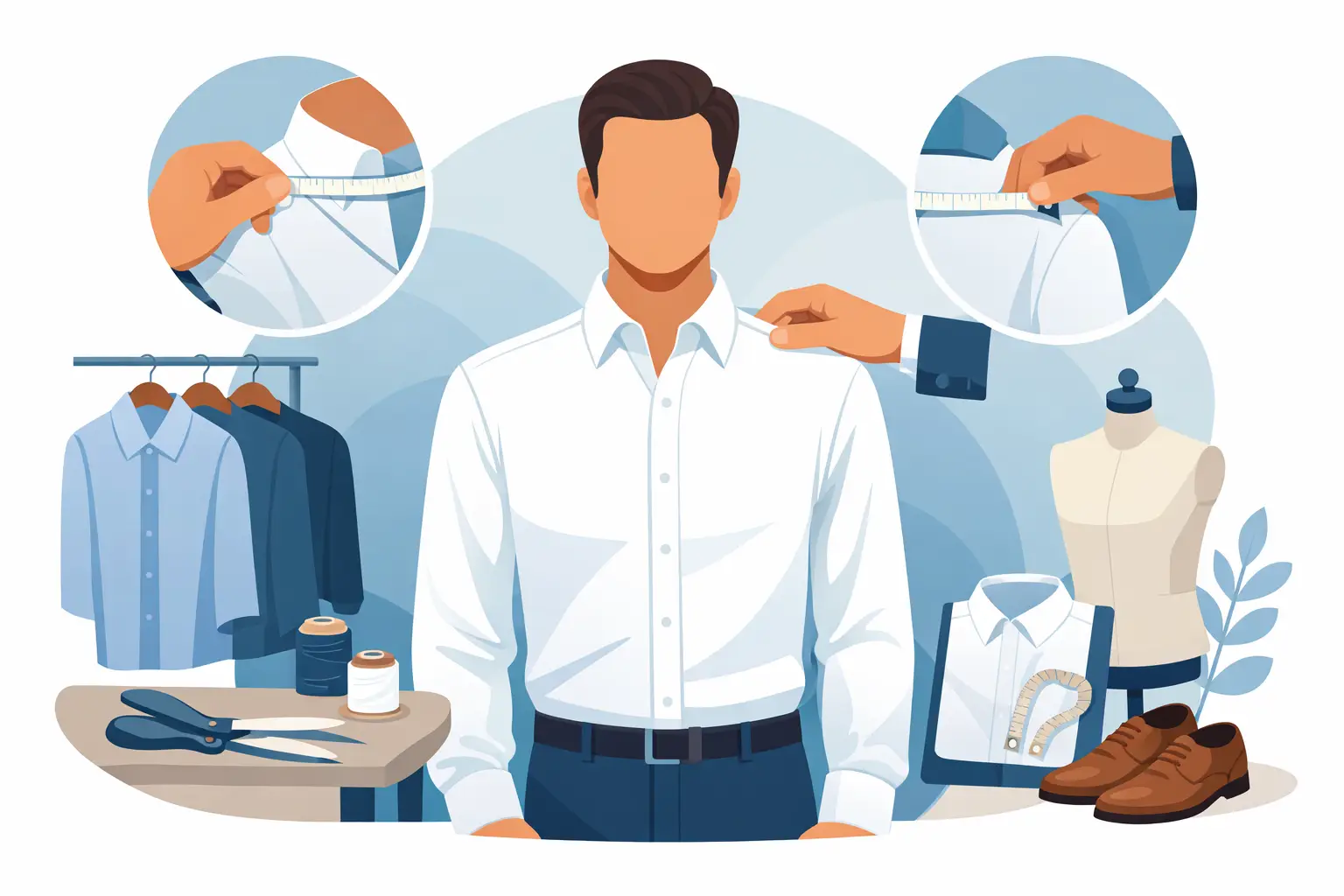 How to Fit a Dress Shirt Properly