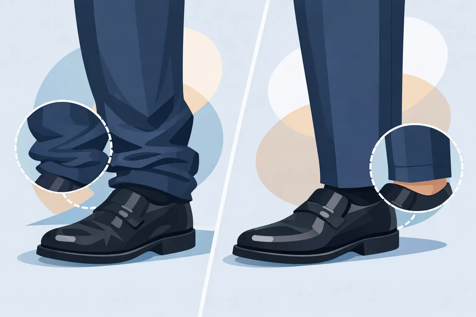 How to Stop Trousers from Bunching at Ankles