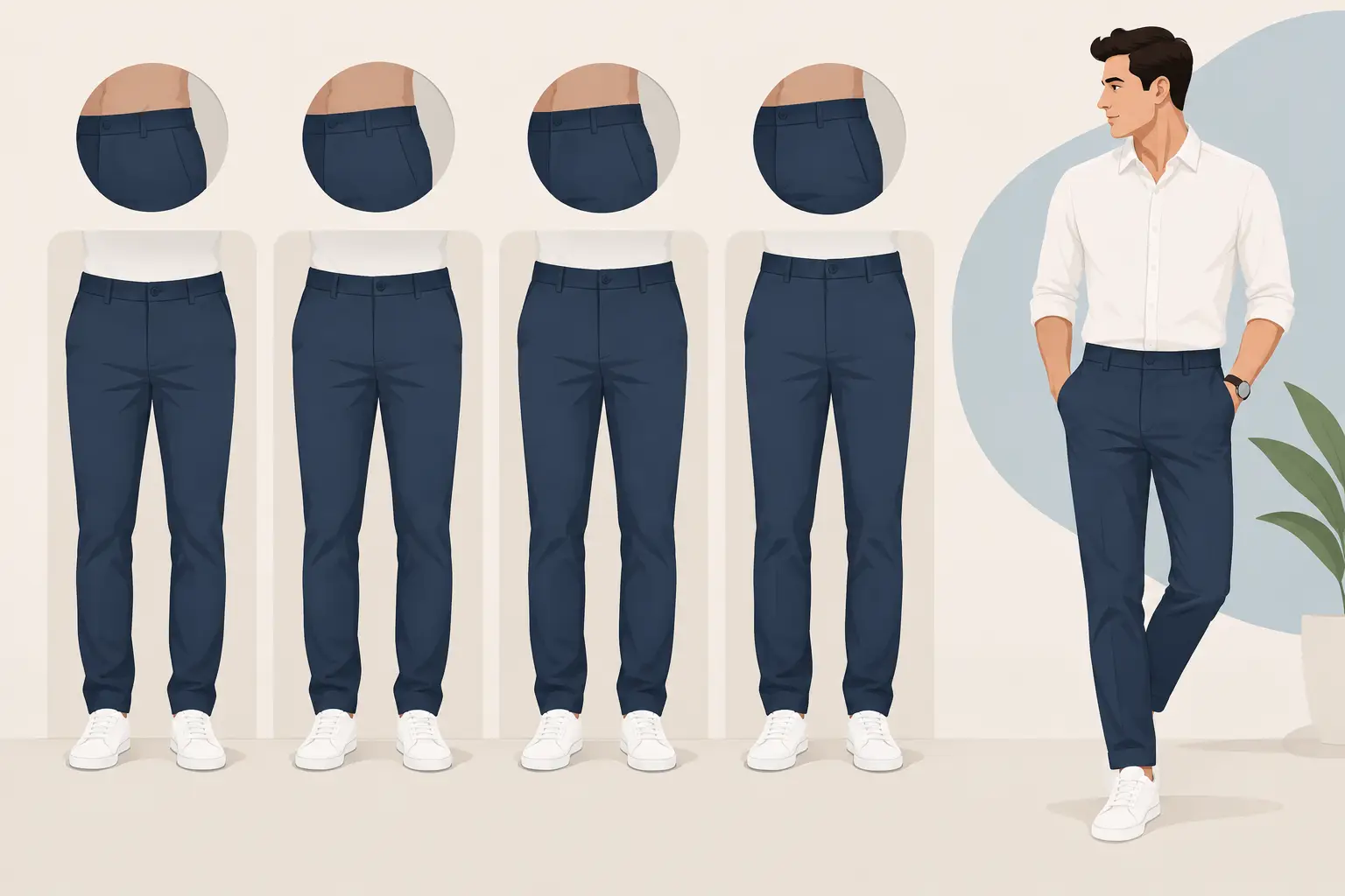 A Guide to Trouser Rise Styles for Better Fit