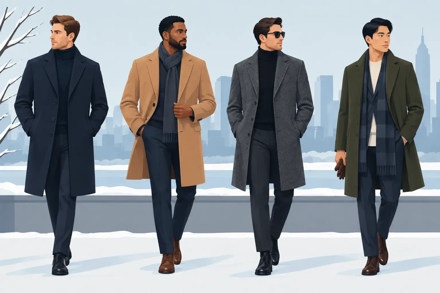 Men's Overcoat Styles for a Sharper Winter
