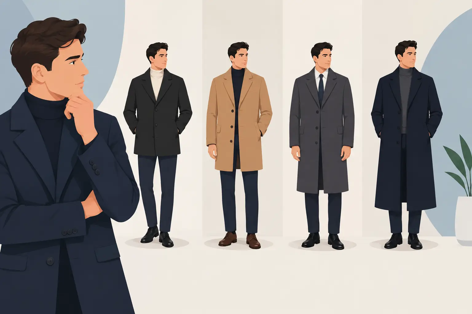 Which Overcoat Length Suits Me? Find Your Fit